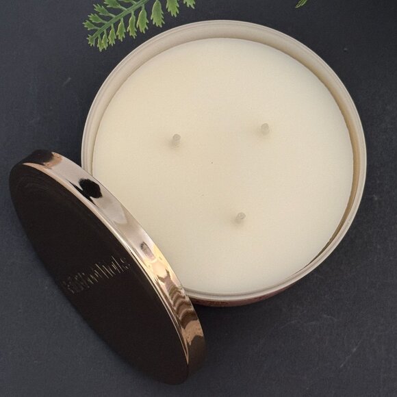 BBW Sunlit Glow Bath & Body Works 3 Wick Candle - Picture 6 of 10